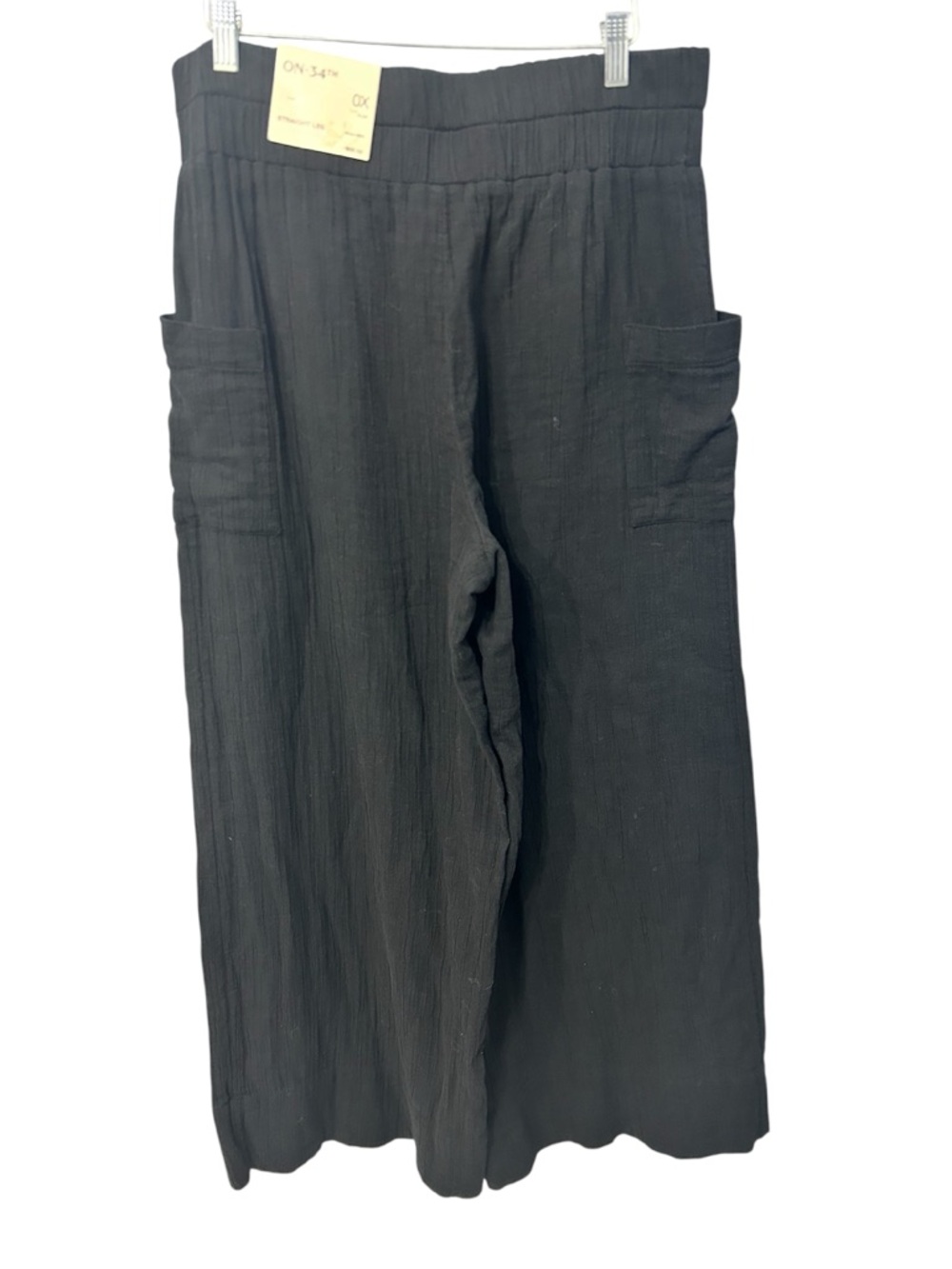 On 34th Women's Cotton Gauze Pull-On Pants